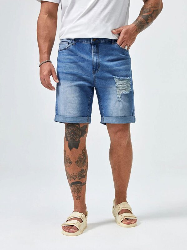 Zara 301 denim short - Image 5