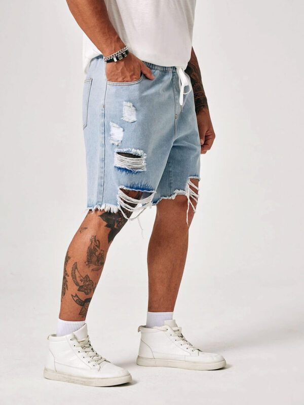 Zara 301 denim short - Image 4