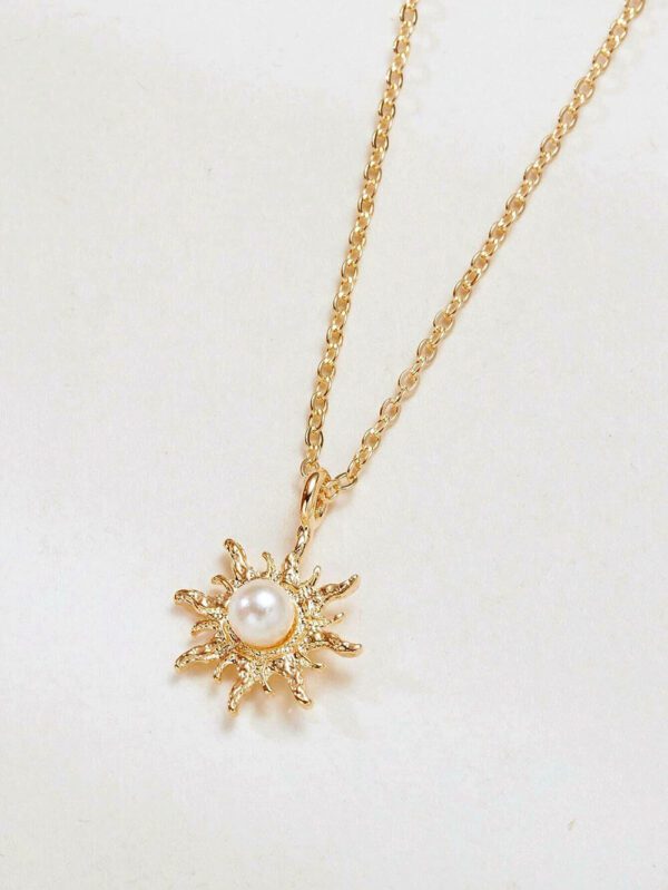 Rising sun necklace