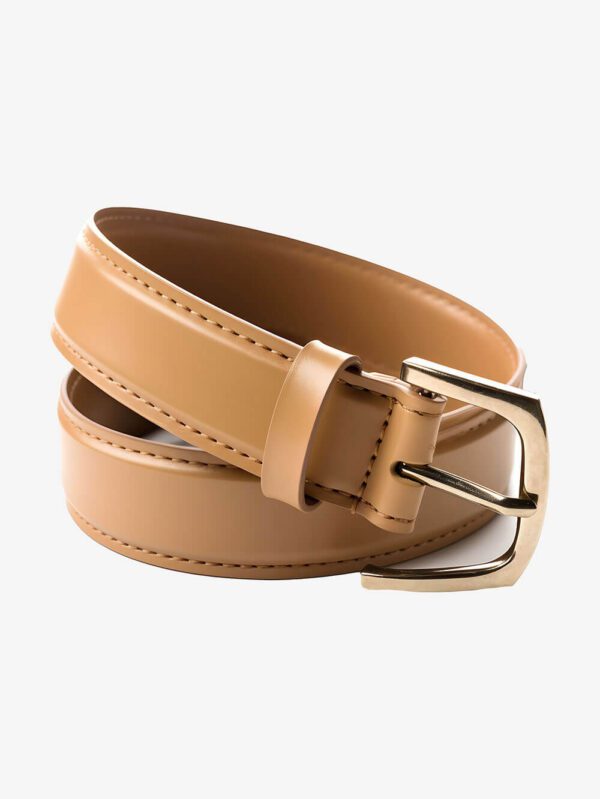 KM leather dress belt