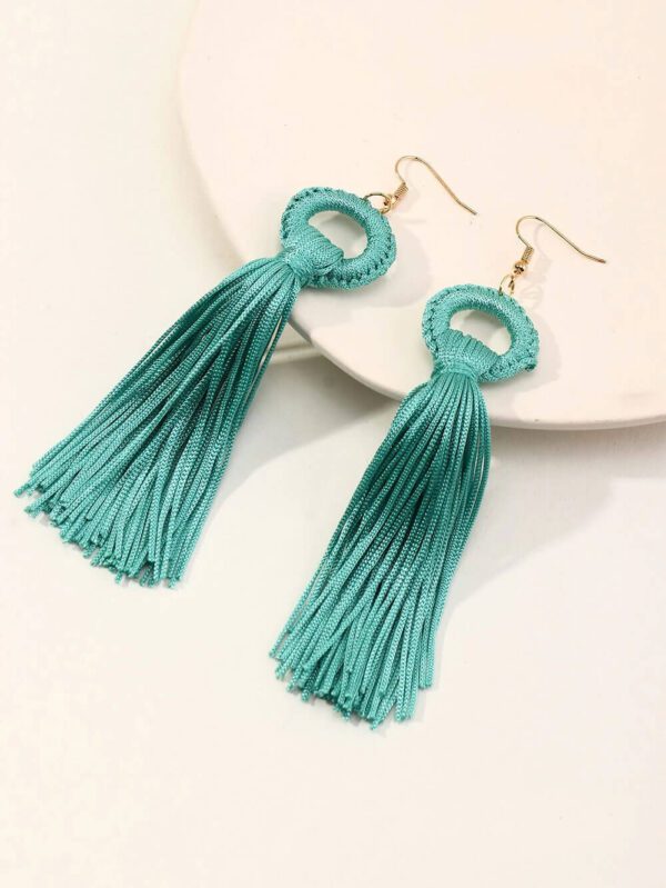 Round circle earrings - Image 4