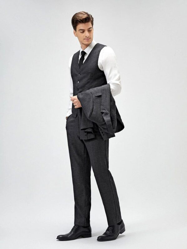 Tapered smart trousers - Image 3