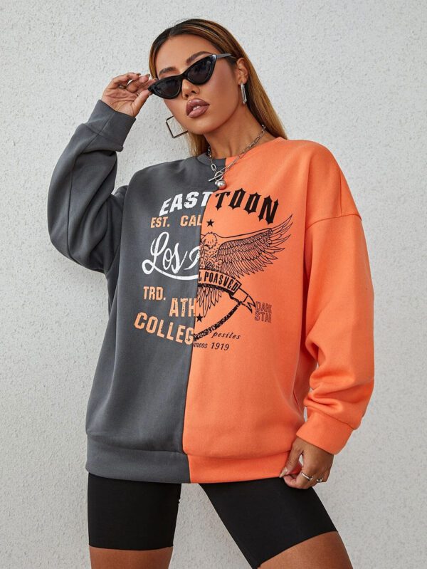 Sweatshirt in two colors