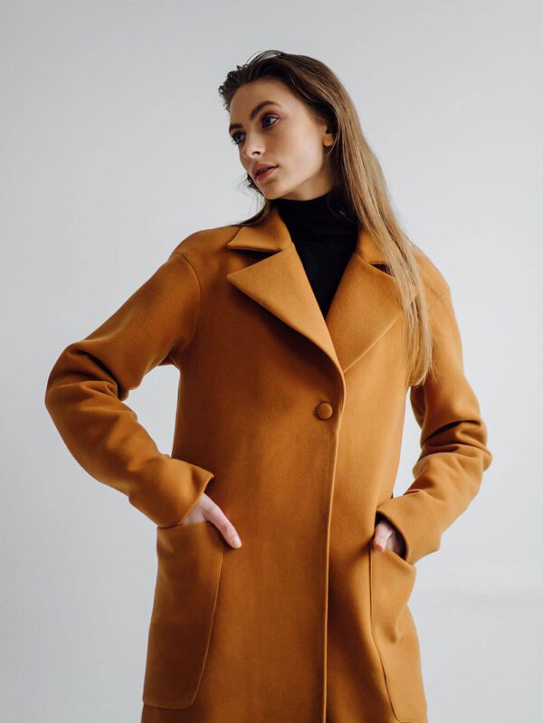 Topshop coat in red - Image 3