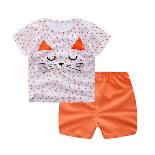 Cartoon Baby Clothing Set – Summer T-Shirt & Pants for Boys & Girls (1–3 Years) - Image 5