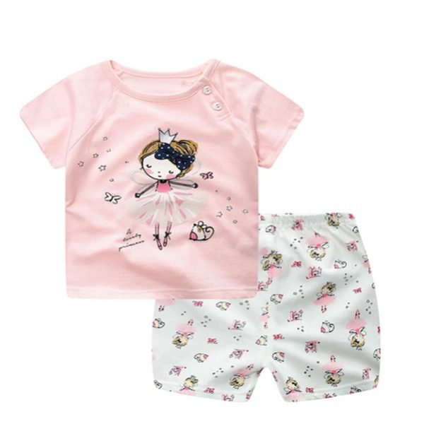 Cartoon Baby Clothing Set – Summer T-Shirt & Pants for Boys & Girls (1–3 Years) - Image 6