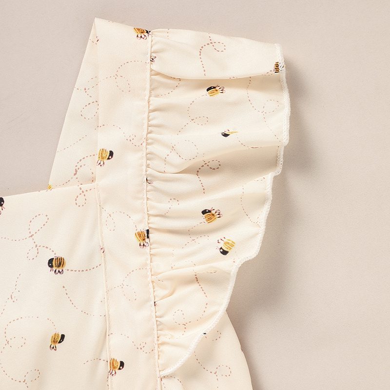 Baby Girl Honeybee Bubble Romper – “1st Bee Day” Birthday Outfit with Bee Print (0–12M) - Image 9