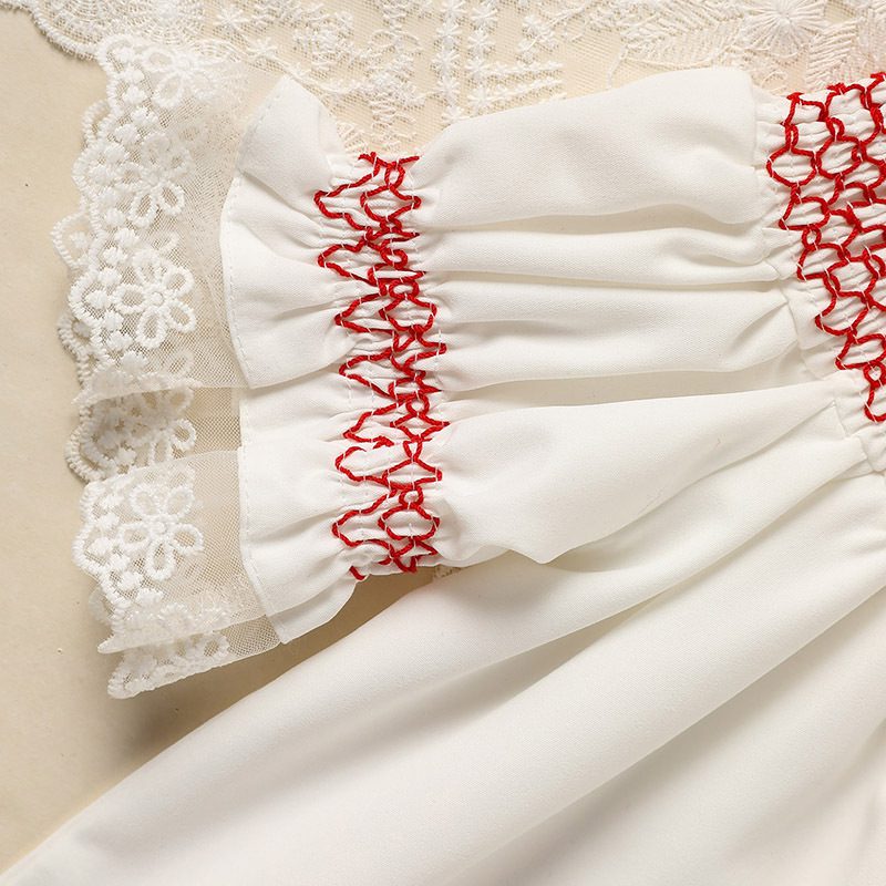 Infant Baby Girl Thanksgiving Dress – Turkey Print Plaid Party Dress, Short Sleeve Fall Outfit - Image 6