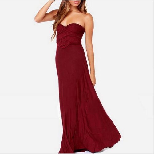 Women’s Convertible Multiway Backless Maxi Dress – Sexy Floor-Length Party, Club & Bridesmaid Summer Gown - Image 8